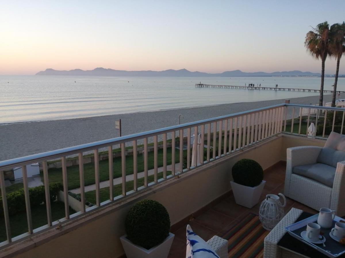 Apt Playa De Muro Ca N Ines - 1ª Linea De Playa Leilighet Port de Alcudia  Eksteriør bilde