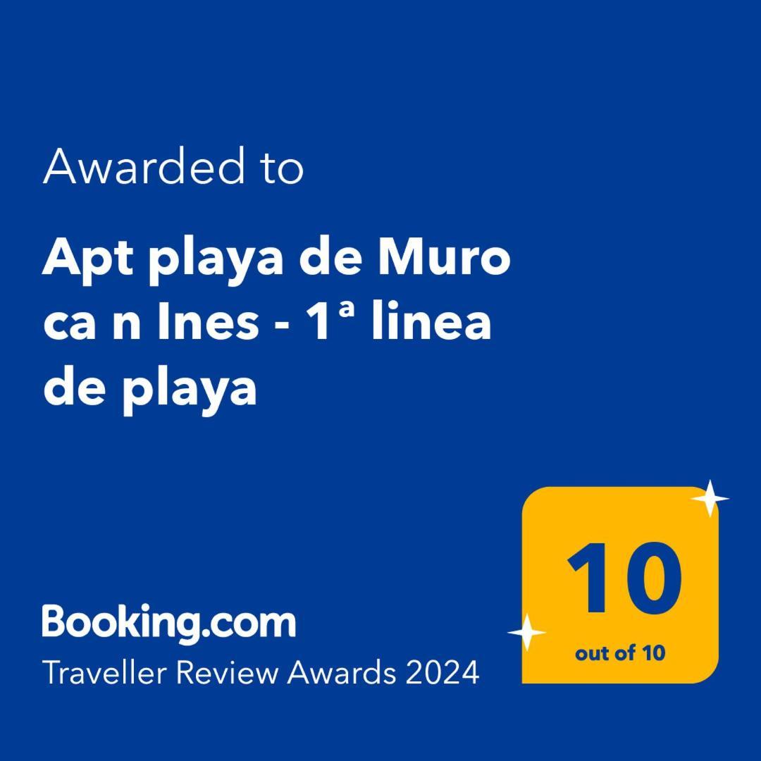 Apt Playa De Muro Ca N Ines - 1ª Linea De Playa Leilighet Port de Alcudia  Eksteriør bilde
